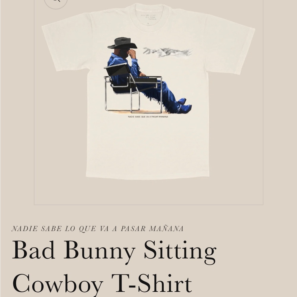 Bad bunny merch T shirt